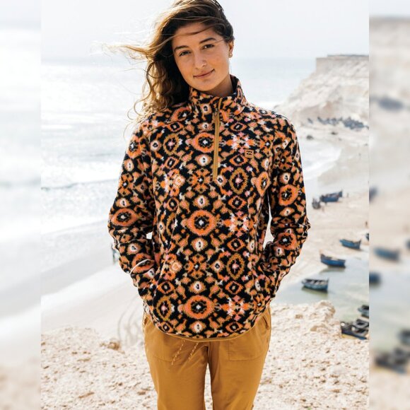 Billabong Tops - NWOT Womens Small Billabong A Div Boundary Mock 3 Half-Zip Pullover Sweater